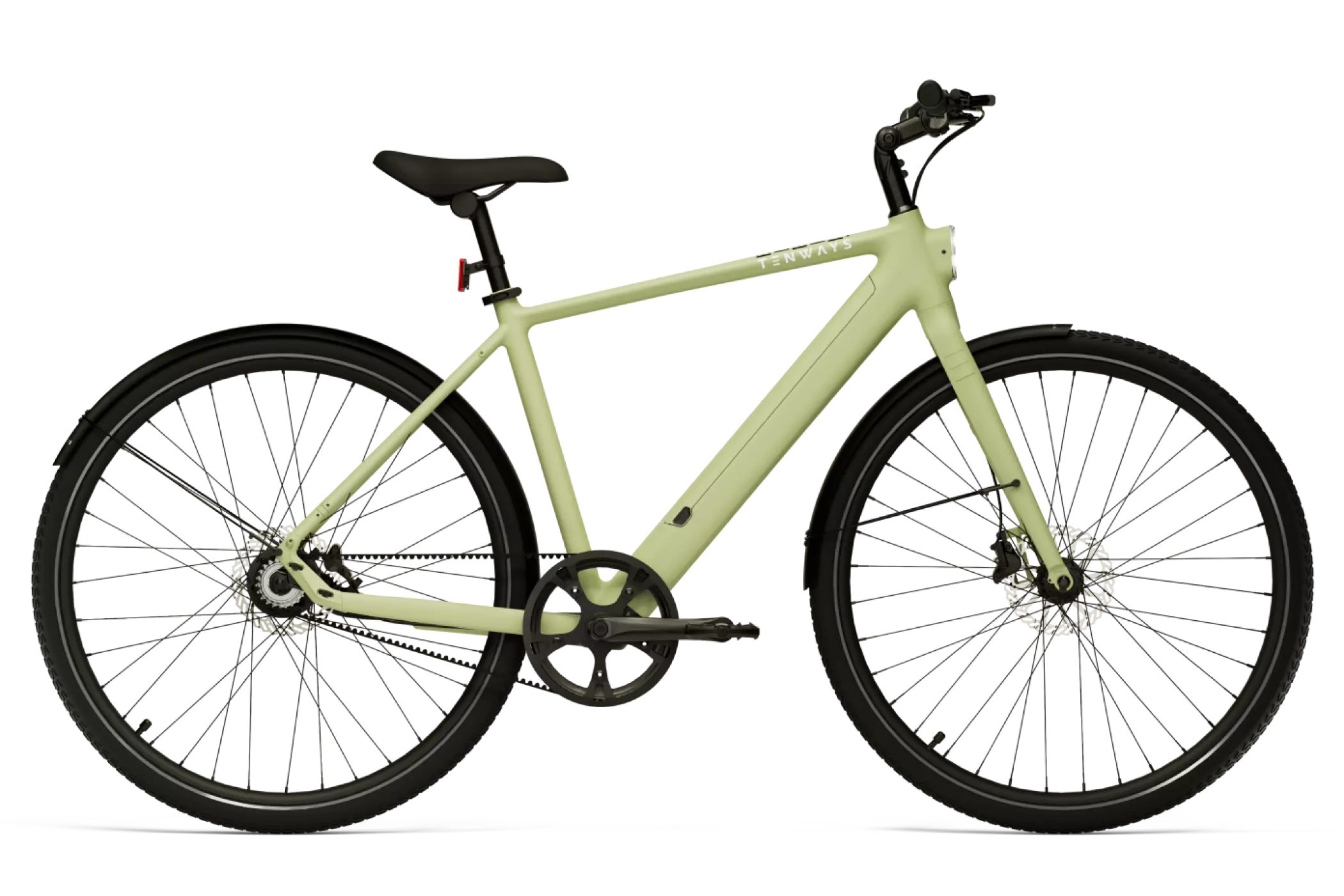 TENWAYS CGO600 Pro, Avocado Green / L, Class 1 E-Bike