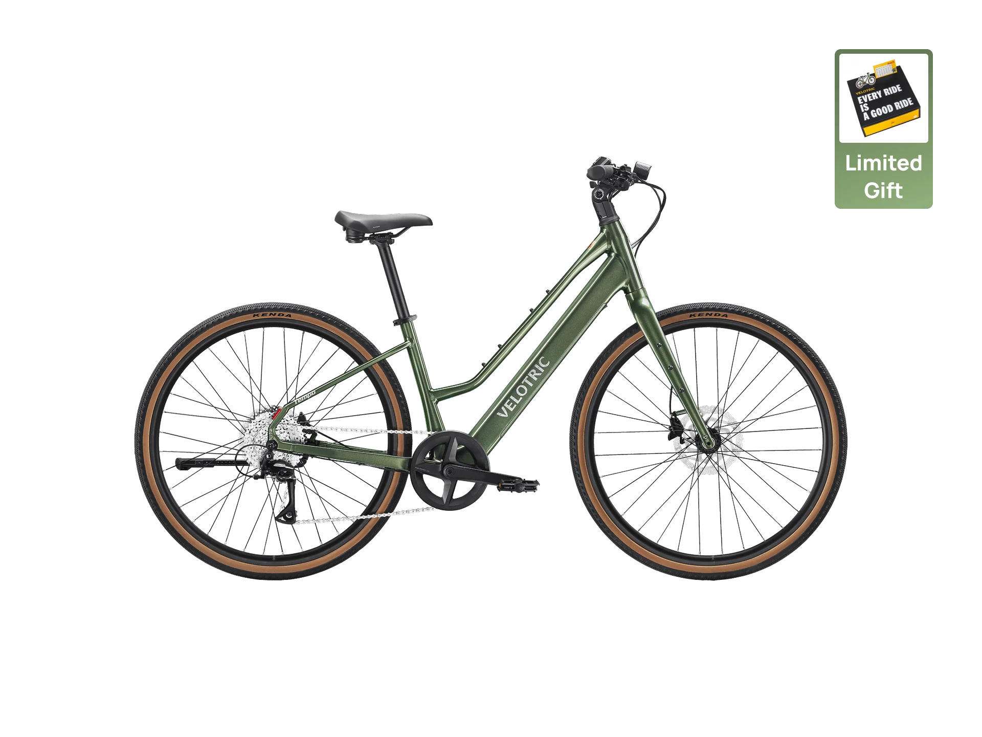Velotric Tempo Mid-Step, Forest Evergreen, Large